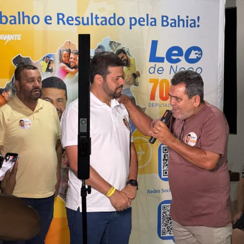 Rone do Junco e lideranças de Jacobina declaram apoio a Léo de Neco em evento
