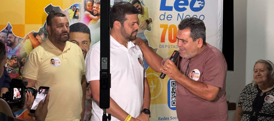 Rone do Junco e lideranças de Jacobina declaram apoio a Léo de Neco em evento