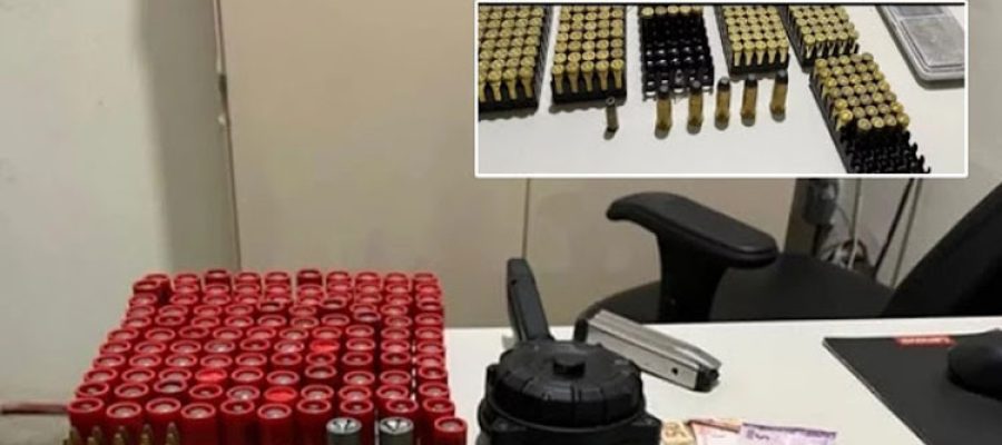 Polícia apreende grande quantidade de munições e droga durante ação em Miguel Calmon